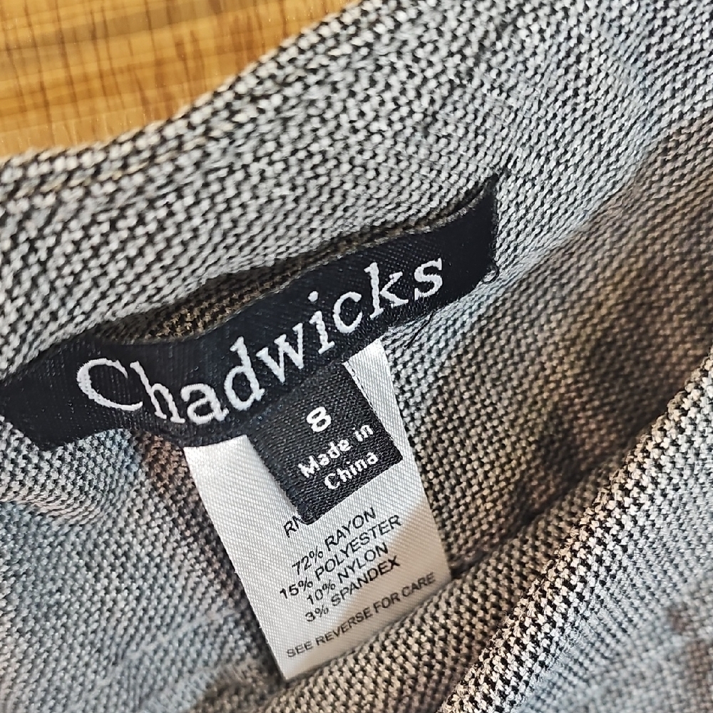 Chic Gray Ankle Pants - Picture 2 of 9